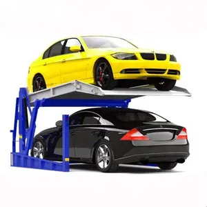 CE support Two Level 2 Post Tilt Parking Lift double stack car parking systems