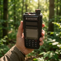300MHz-6200MHz Portable Handheld RF Spectrum Analyzer 1KM Sound Light Alarm UAV FPV Aircraft Signal Detector