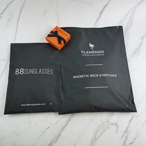 Custom Logo Black Plastic Zip Bag Waterproof Sandproof Summer Swimsuit Bikini Storage Packaging Zipper Bag - Product Image 4
