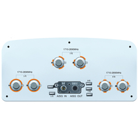 Haute qualité 6 Pols 1710 ~ 2690MHz 65 ° 18dBi 2 ° ~ 12 ° antenne RCU intégrée et remplaçable antenne de Station de base