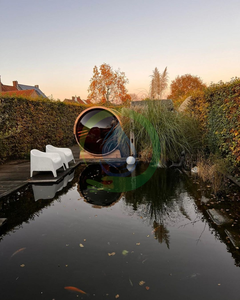 ถังอะคริลิคสำหรับซาวน่าถังแก้วพาโนรามาไม้ซีดาร์สีแดงสำหรับสวนกลางแจ้งของแคนาดา - Product Image 6