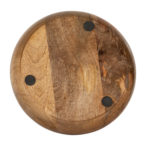 Candela in Ciotola di Legno Profumata alla Vaniglia, Candela Decorativa a Colonna per Soggiorno, Camera da Letto, Bagno - Product Image 5