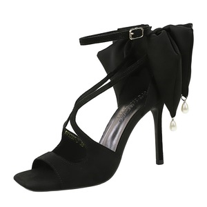 รองเท้าผู้หญิงแบบผูกเชือก ป้องกันการลื่น ดีไซน์ตาข่าย สำหรับงานทางการ ฤดูร้อน ส้นบาง ปลายแหลม ทรงเซ็กซี่ แฟชั่นสำหรับงานเลี้ยง - Product Image 5