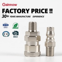 Raccord rapide mâle Gainnow SM20 de type japonais, 1/4" 12mm/10mm, pièces de raccordement pneumatique, connecteur de tuyau d'air pour compresseur