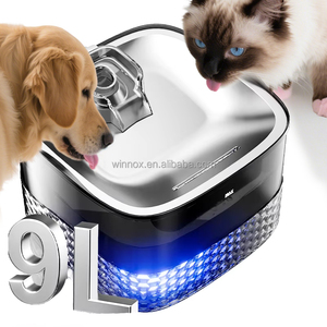<span class=keywords><strong>2026</strong></span> 트렌딩 제품 9L 다이아몬드 물 디스펜서 자동 애완동물 급수기 대형 실내 물 분수 다중 애완동물용 - Product Image 1