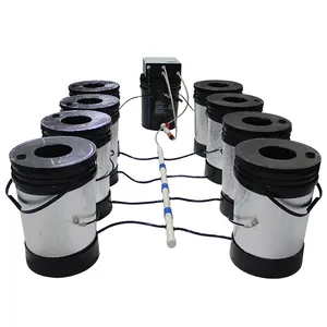 Recirculating Aeroponics System 8pcs 5 Gallon Growing Bucket. Clone Bucket Hydroponic Growing Systems Custom Made Acceptable