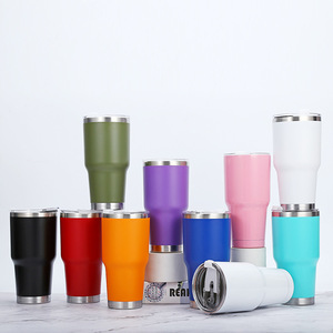 Vaso Térmico de Acero Inoxidable de 20oz/30oz, Doble Pared, Aislado al Vacío, para Viajes, Regreso a Clases - Product Image 1