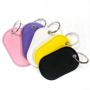 Moda Macaron Color caramelo llaveros encanto campana acrílico feliz cara sonriente llavero para mujeres niñas - Product Image 5