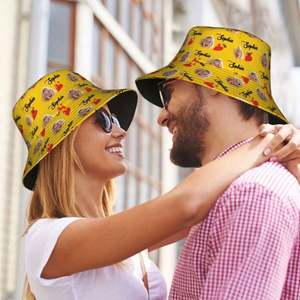 Chapeau Bob Personnalisé avec Photo et Motif Écossais pour Hommes – Idéal pour l'Été, la Plage, les Festivals et comme Cadeau d'Halloween - Product Image 4