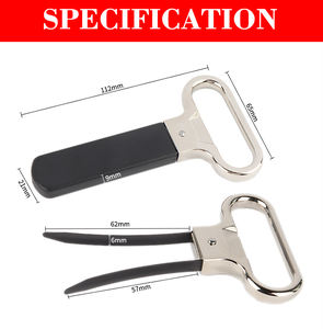 Ouvre-bouteille de vin à deux broches en alliage de zinc multifonctionnel en gros à bas prix - Product Image 3