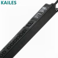 KAILES(KLS) K55 Série ZD 32A 3 Phases AC 200-240VAC PDU intelligent en métal avec 36 prises Utilisation industrielle Montage en rack de qualité supérieure