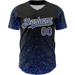 Maillots de baseball personnalisés à dégradé de couleurs, chemises de sport respirantes à boutons, uniformes d'équipe pour hommes et femmes B0DZC2H4WJ - Product Image 1