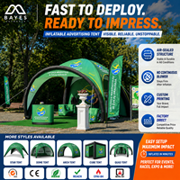 Carpa Inflable Marca Personalizada Hermética Gazebo Dosel Impresión Color Stand de Feria Promoción de Eventos Oxford 400D