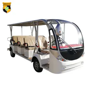 Nuevo Special 72v Sightseeing Luxury Shuttle Tourist 14 Sets Electric Bus Shuttle