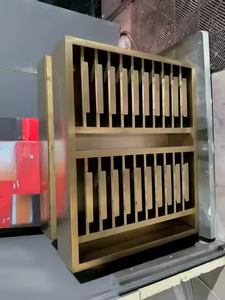 Último Modelo de Mueble Multifuncional Personalizado de Acero Inoxidable para Tintes de Peluquería, Estante de Almacenamiento y Exhibición para Salón de Belleza - Product Image 4