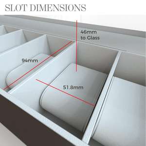 Caja de reloj de madera negra de lujo con pantalla de cuero PU de un solo nivel para estuches de regalo de viaje o joyería - Product Image 2