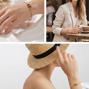 Bracelet connecté, service de bijouterie sur mesure de qualité supérieure, norme européenne, cadeau de fête pour femmes, ton or rose - Product Image 2