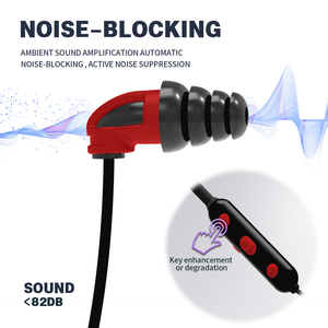 Design ergonomique 29dB NRR Grande réduction du <span class=keywords><strong>bruit</strong></span> Bouchons d'oreille Bluetooth <span class=keywords><strong>Casque</strong></span> sans fil Bouchons d'oreille en silicone Annulation du <span class=keywords><strong>bruit</strong></span> - Product Image 2