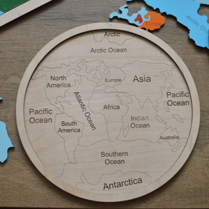 La <span class=keywords><strong>migliore</strong></span> vendita Montessori per bambini in legno giocattolo educativo per bambini in legno mappa del mondo Puzzle mappa del mondo Puzzle Puzzle - Product Image 2