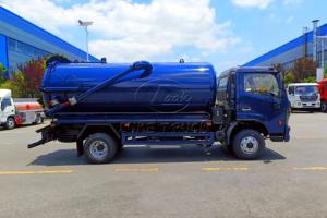 Single Axle Manual Sewer <b>Suction</b> Truck 8000-10000L, Self-unloading & Rear Hatch Openable, High <b>Suction</b> Force - Product Image 3