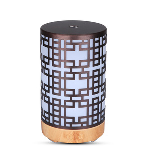 Difusor de Aromas Yx-Ty-192 de 100 ml con Luz LED, Mini Humidificador Ultrasónico Portátil para el Hogar con Base de Madera - Product Image 4