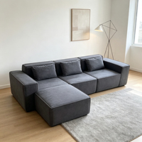 Sofá Modular Combinable Unisofa Tanzuo en Caja en Venta - Sofá Esquinero de Espuma Comprimida sin Marco para Sala de Estar
