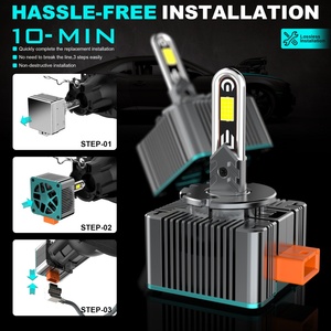 Bombilla LED D10 D1s para Faros Delanteros de Automóvil, Sin Errores, Canbus, 80 W, 20000 lm, Serie D, D1, D2, D3, D4, D5, D8, Luces de Xenón, Faros Delanteros LED para Automóvil - Product Image 5