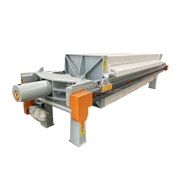 La mejor máquina de filtro de prensa de placa de cola de prensa de filtro de marco de prensa de filtro hidráulico para mármol de grava