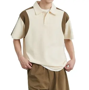 Summer New Product Men Polo Shirt Printed Fashion Lapel Breathable Casual Tees Tops Polo Shirts