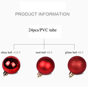 Set/24 Yiwu <b>Christmas</b> Ball <b>Box</b> Set <b>Christmas</b> <b>Tree</b> Hanging - Product Image 4