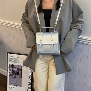 Zaino da <span class=keywords><strong>Donna</strong></span> Casual Stile Occidentale Nuovo Autunno 2026, Grande Capacità in PU e Nylon, Moda Semplice ed Elegante - Product Image 3