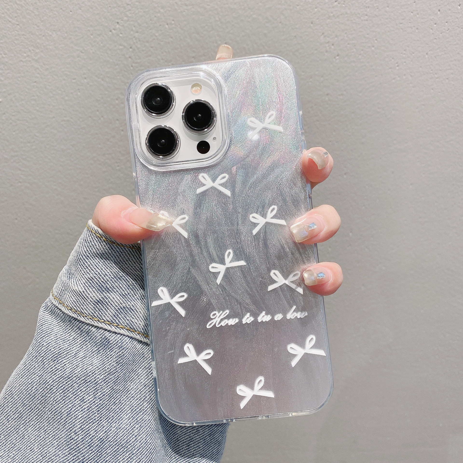 White bow [single shell]]