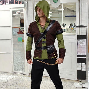 Disfraz de Cosplay de Arquero para Hombre Adulto, Estilo Europeo, para Fiestas, Halloween, Actuaciones, Televisión y Cine, en Poliéster, Disponible en Existencias - Product Image 3