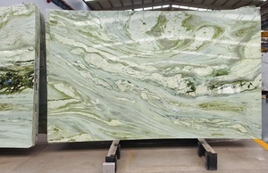 Màu xanh lá cây tự nhiên đá Irish connemara Đá Cẩm Thạch Ngọc bích màu xanh lá cây gạch ốp tường nhà bếp đá cẩm thạch truy cập <span class=keywords><strong>Tops</strong></span> đám mây sóng màu xanh lá cây ngọc bích đá cẩm thạch - Product Image 3
