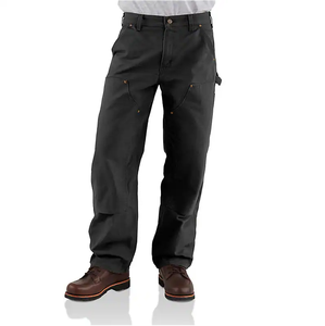 OEM <span class=keywords><strong>กางเกง</strong></span>ผ้าขนเป็ดสองชั้นสำหรับผู้ชาย, <span class=keywords><strong>กางเกง</strong></span>ลำลองทรงตรงหยาบใส่สบาย - Product Image 6