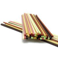 Diffuseur de parfum coloré et parfumé, fibres de cellulose synthétique durables, fibres de roseau pour la diffusion d'air frais à la maison