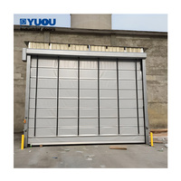 Puerta Enrollable Rápida de Alta Velocidad y Rendimiento, Apilable, de Visión Completa, de China Security