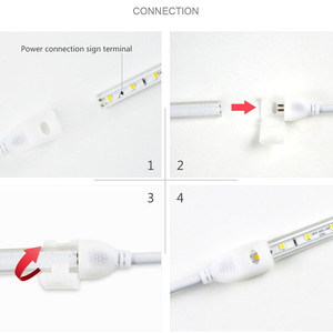 <span class=keywords><strong>Tira</strong></span> de <span class=keywords><strong>LED</strong></span> de Doble Fila AC 230V, 120 LEDs/m, IP67 Impermeable, Banda <span class=keywords><strong>LED</strong></span> <span class=keywords><strong>220V</strong></span> para Exteriores, Alto Brillo, Rollo de 100m - Product Image 6