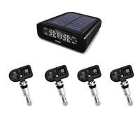 Sistema TPMS Solar Integrado, Sensor de Presión de Neumáticos con Pantalla Solar, Datos en Tiempo Real a través de Aplicación BLE para Automóviles, Camiones y Autocaravanas, de Fábrica OEM