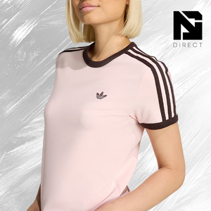 Adidas 3 Stripes Slim Tee Casual <b>Walking</b> Style <b>Top</b> Tee Breathable Sportswear Crew Neck T-Shirt - Product Image 4