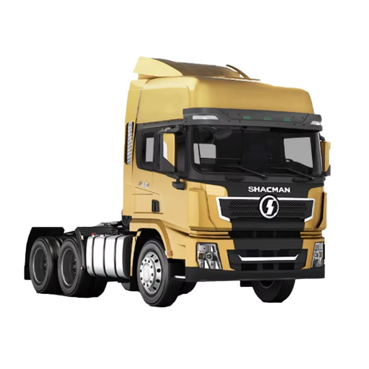 Подержанный Shacman 6x4 10 колесный тягач грузовик пневматическая подвеска сиденье водителя дизельное топливо Евро 3 Стандартная головка прицепа