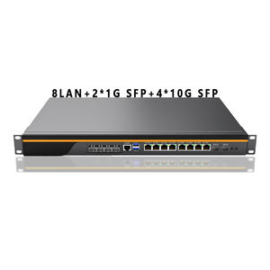 1U 랙 마운트 8Lan 포트 4 Sfp + 4X10G 2X10G Sfp 미니 PC 10G 라우터 2X10G 4X10G I7 3520M 1U Pfsense 방화벽 서버와 Sfp - Product Image 1