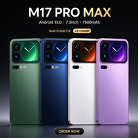 Smartphone Flagship 5G M17 Pro Max 2026 Layar HD 6,9 Inci Sistem Lancar Ponsel Gaming Baterai 7500mAh Pengisian Cepat Android