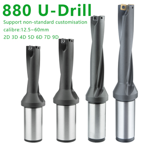 880 Serie U-Boor Systeem Met 2d-9d Diep Gat Bewerking Gegalvaniseerde Legering Indexeerbare Carbide Inzetstukken Voor Staal & Gietijzer - Product Image 3