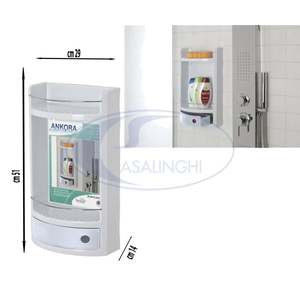 Estante ANKORA de 2 Niveles con Cajón, Estantes para Baño, Dimensiones 28.8x13.5x51h - Product Image 1