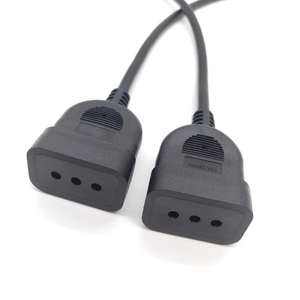 Cable de extensión italiano de 1 toma, 16 A, cable de PVC, conector macho CEI, conector hembra IEC, para electrodomésticos. - Product Image 2