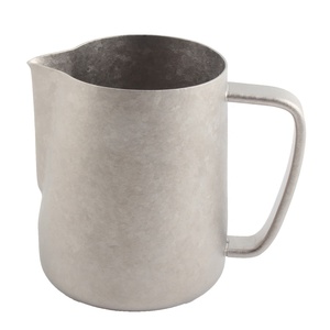 Capacité de 350 ml, échelle de mesure transparente à l'intérieur, pichet à mousse de lait en titane - Product Image 2