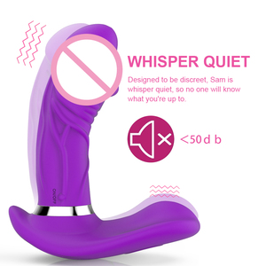 الجملة سراويل تهتز النساء الجنس ألعاب جنسية قوية الاهتزاز Insertable G-بقعة عن لبس هزاز - Product Image 4