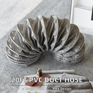Manguera Flexible de PVC de 20 Pies para Ventilador de 12 Pulgadas, Manguera de Ventilación de Aire de Alta Presión para Uso en HVAC, Tubos de Plástico - Product Image 3