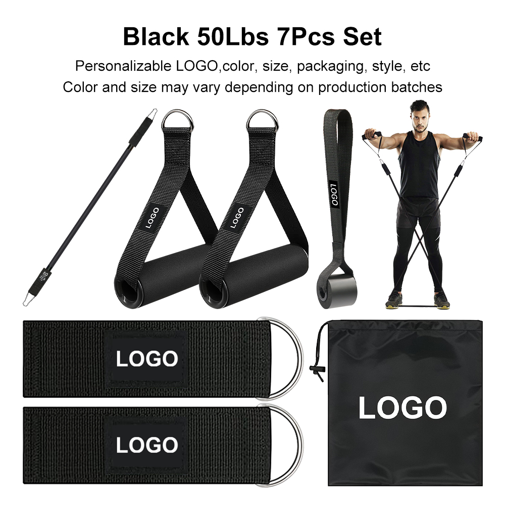 Black 50Lbs 7Pcs Set